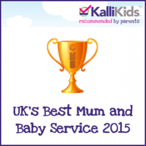 Kallikids Uk's Best Mum and Baby Service 2015