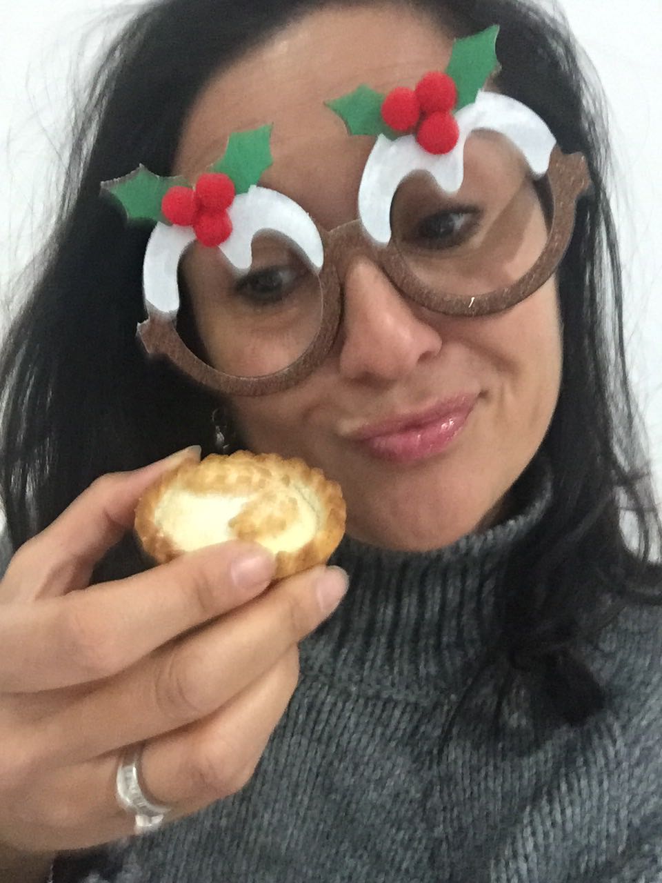 Justina Perry's primary coping mechanism. Mince Pies...