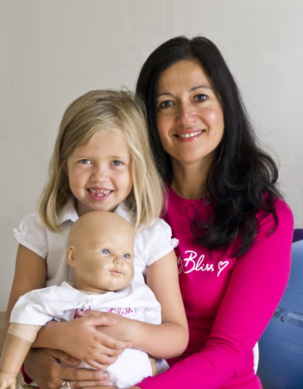 Justina Perry, founder of MamaBabyBliss and teacher at the MamaBabyBliss sanctuary, Hitchin