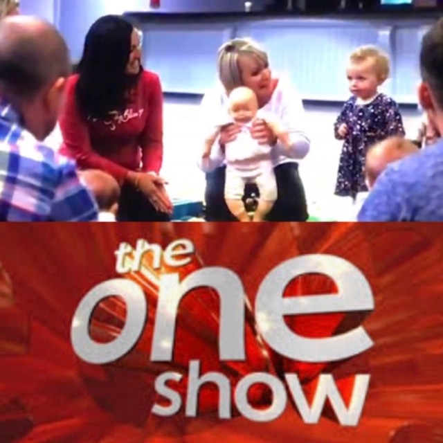 Justina Perry, founder of MamaBabyBliss on The One Show BBC
