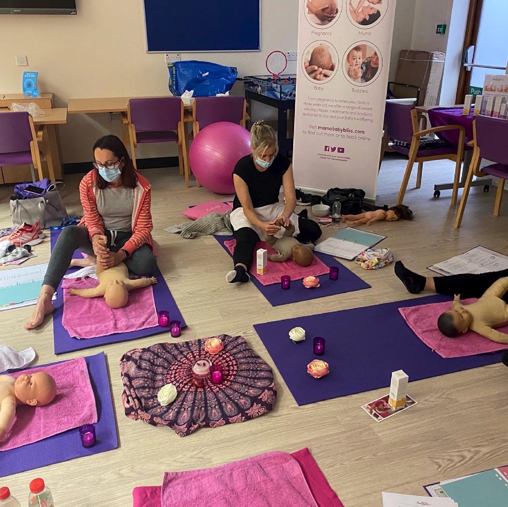 Baby Massage Training for the NHS in Derby