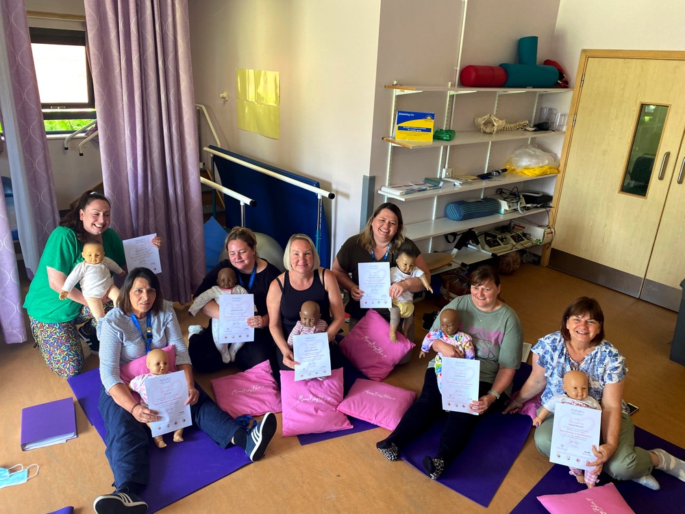 Baby Massage Training for the NHS in Manchester