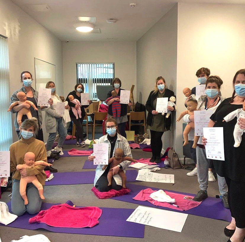 Baby Massage Training for the NHS in Nottingham