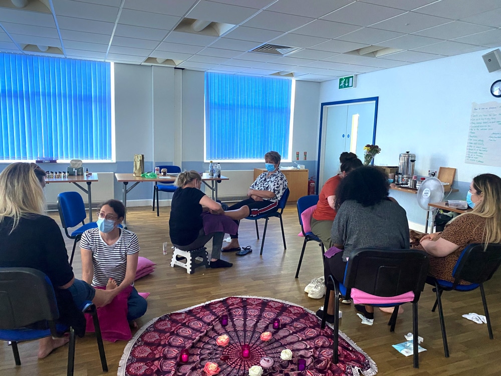 Mama Ritual Head, Hand and Foot Massage Training for the NHS in Bristol