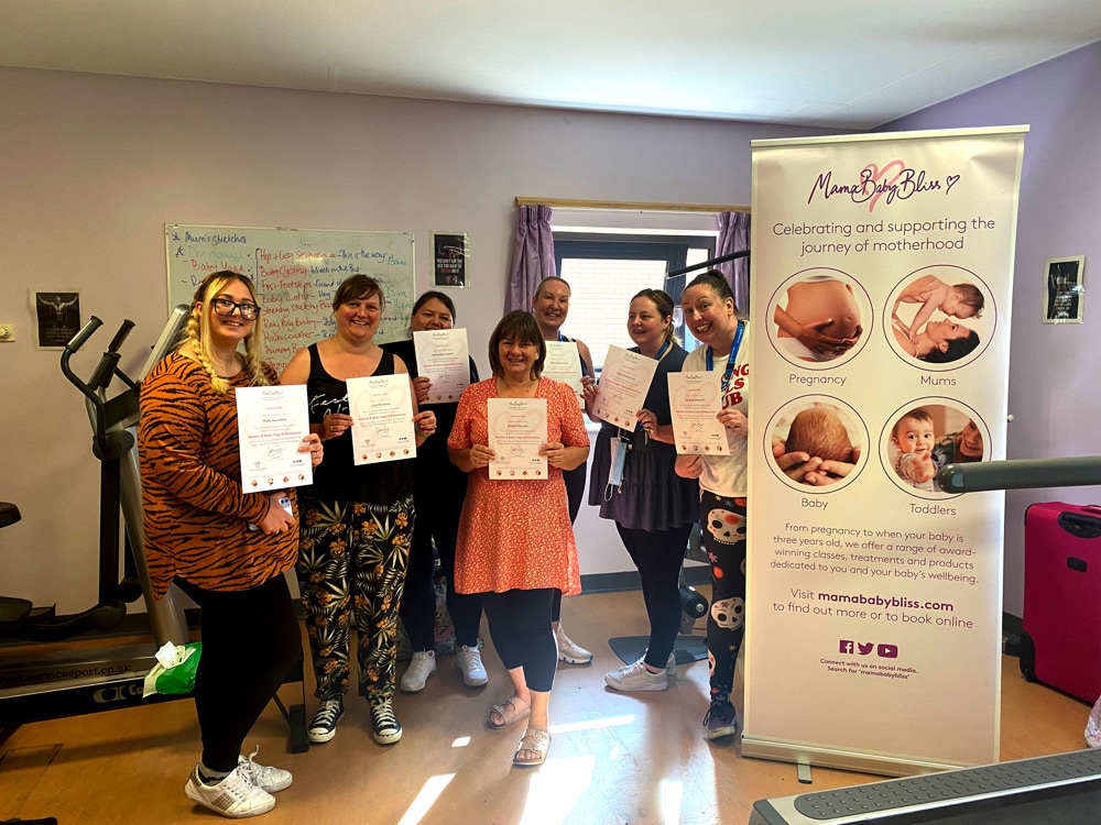 Mum and Baby Yoga Training for NHS in Manchester